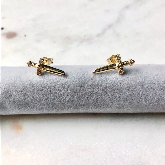 Dagger Studs - Picture 2 of 2